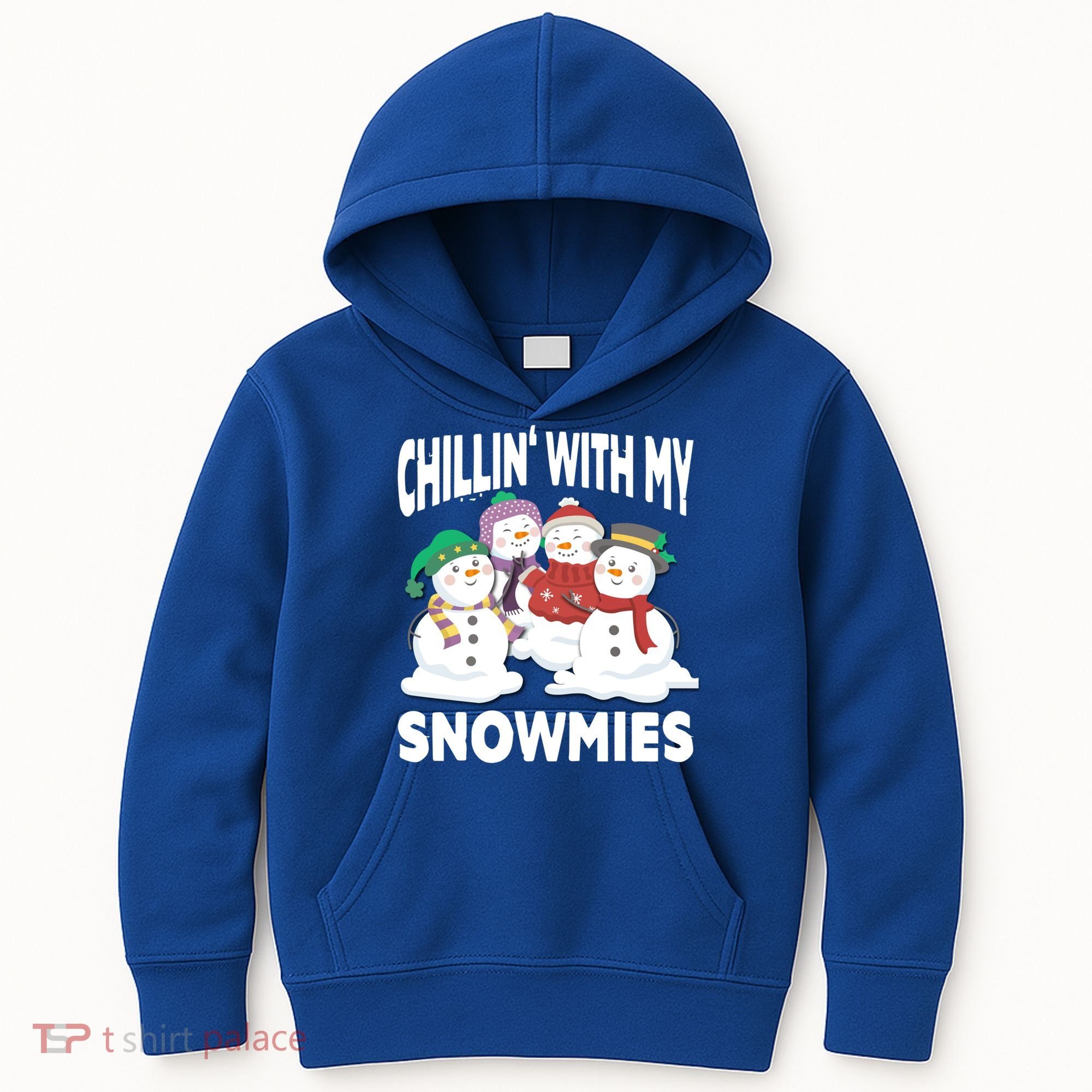 Chillin' With My Snowmies Christmas Snow Cool Gift Kids Hoodie