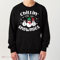 Chillin With My Snowmies Women's Sweatshirt thumb 0