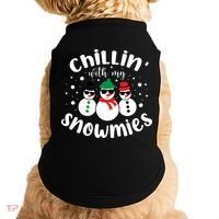 Chillin With My Snowmies Doggie Tank thumb 0