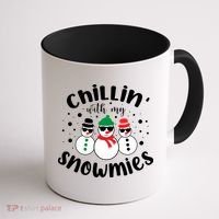 Chillin With My Snowmies Coffee Mug thumb 1