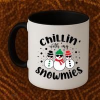 Chillin With My Snowmies Coffee Mug thumb 2