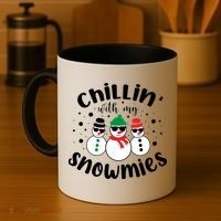 Chillin With My Snowmies Coffee Mug thumb 4