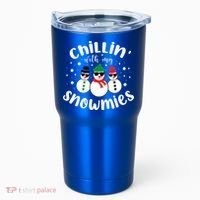 Chillin With My Snowmies Tumbler thumb 0
