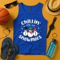Chillin With My Snowmies Tank Top thumb 4