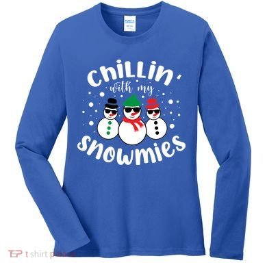 Chillin With My Snowmies Women's Long Sleeve Shirt
