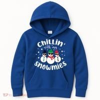 Chillin With My Snowmies Kids Hoodie thumb 0