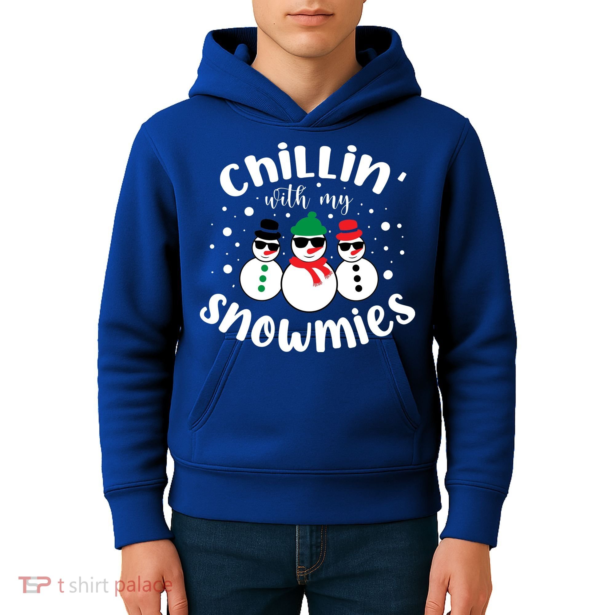 Chillin With My Snowmies Kids Hoodie