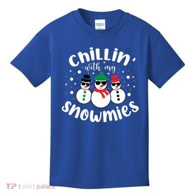 Chillin With My Snowmies Kids T-Shirt