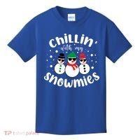 Chillin With My Snowmies Kids T-Shirt thumb 0