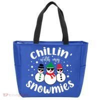 Chillin With My Snowmies Tote Bag thumb 0