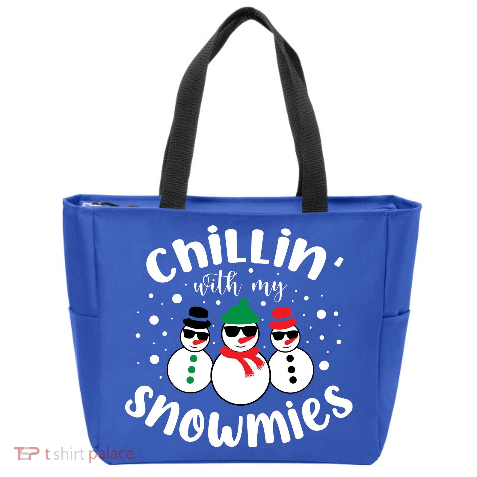 Chillin With My Snowmies Tote Bag