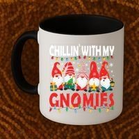 Chillin With My Gnomies Christmas Light Cute Gnomes Matching Great Gift Coffee Mug thumb 2