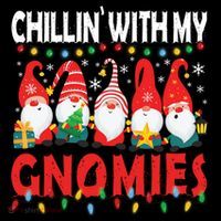 Chillin With My Gnomies Christmas Light Cute Gnomes Matching Great Gift Coffee Mug thumb 5