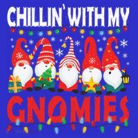 Chillin With My Gnomies Christmas Light Cute Gnomes Matching Great Gift Women's Tank Top thumb 5