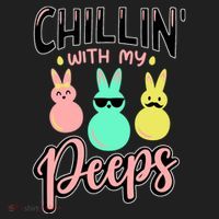 Chillin With My Peeps Spring Women's Sweatshirt thumb 2