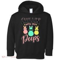 Chillin With My Peeps Spring Toddler Hoodie thumb 0