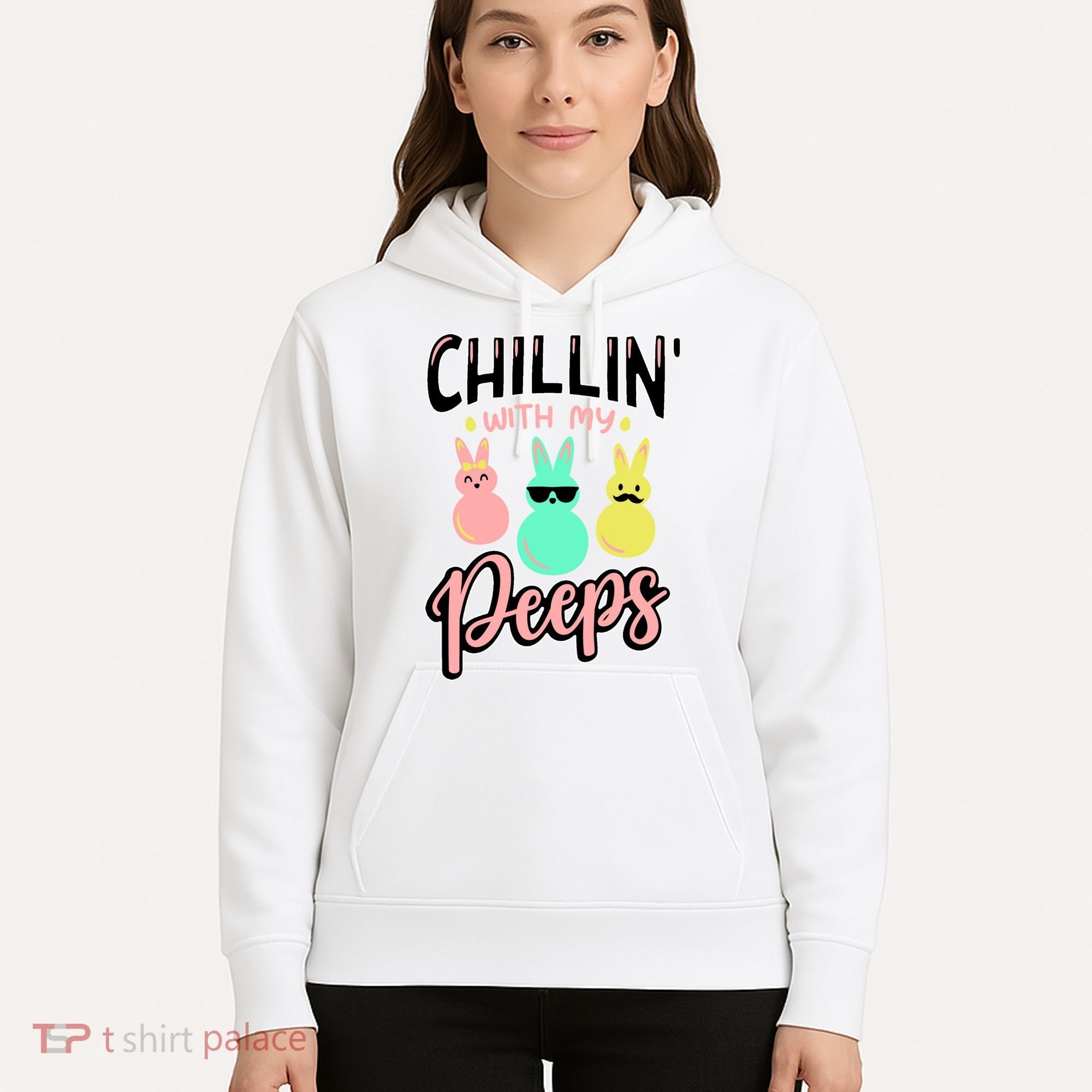 Chillin With My Peeps Spring Hoodie