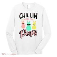 Chillin With My Peeps Spring Long Sleeve Shirt thumb 0