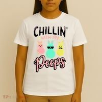 Chillin With My Peeps Spring T-Shirt thumb 4
