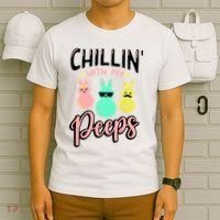 Chillin With My Peeps Spring T-Shirt thumb 6