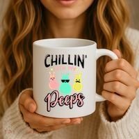 Chillin With My Peeps Spring Coffee Mug thumb 3