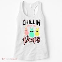 Chillin With My Peeps Spring Women's Tank Top thumb 0