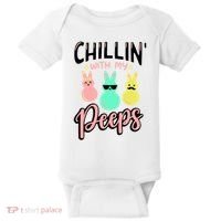 Chillin With My Peeps Spring Baby Bodysuit thumb 0