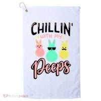 Chillin With My Peeps Spring Golf Towel thumb 0