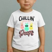 Chillin With My Peeps Spring Toddler T-Shirt thumb 2