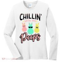 Chillin With My Peeps Spring Women's Long Sleeve Shirt thumb 0