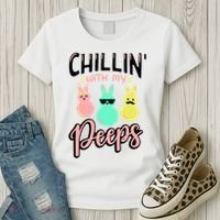 Chillin With My Peeps Spring Women's T-Shirt thumb 3