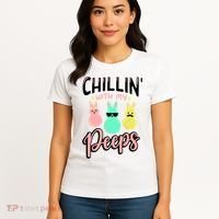 Chillin With My Peeps Spring Women's T-Shirt thumb 4