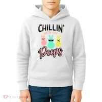 Chillin With My Peeps Spring Kids Hoodie thumb 4