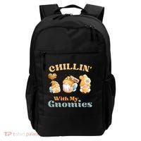 Chillin With My Gnomies Garden Gnomes With Bees Gift Backpack thumb 0
