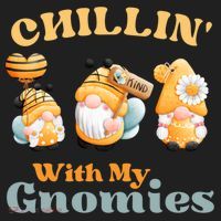 Chillin With My Gnomies Garden Gnomes With Bees Gift Beanie thumb 2