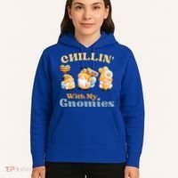 Chillin With My Gnomies Garden Gnomes With Bees Gift Hoodie thumb 5