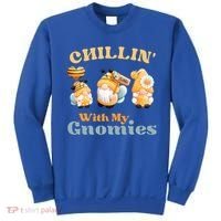 Chillin With My Gnomies Garden Gnomes With Bees Gift Sweatshirt thumb 0