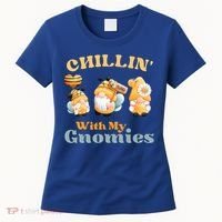 Chillin With My Gnomies Garden Gnomes With Bees Gift Women's T-Shirt thumb 0
