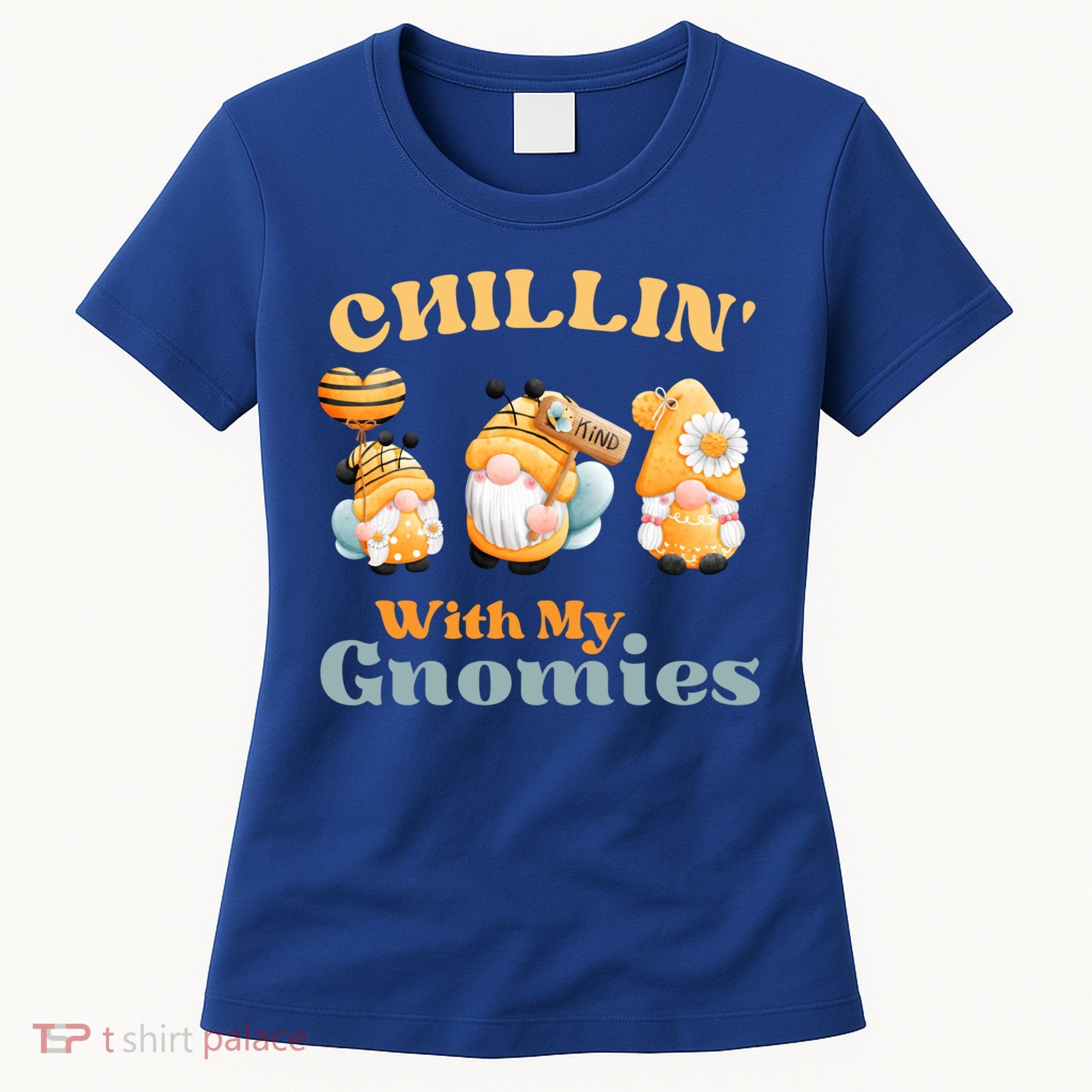 Chillin With My Gnomies Garden Gnomes With Bees Gift Women's T-Shirt