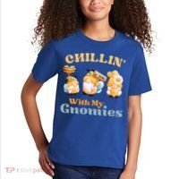 Chillin With My Gnomies Garden Gnomes With Bees Gift Kids T-Shirt thumb 2