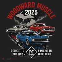Classic Woodward Muscle 2025 Golf Towel thumb 3