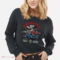Classic Woodward Muscle 2025 Cropped Pullover Crew thumb 2