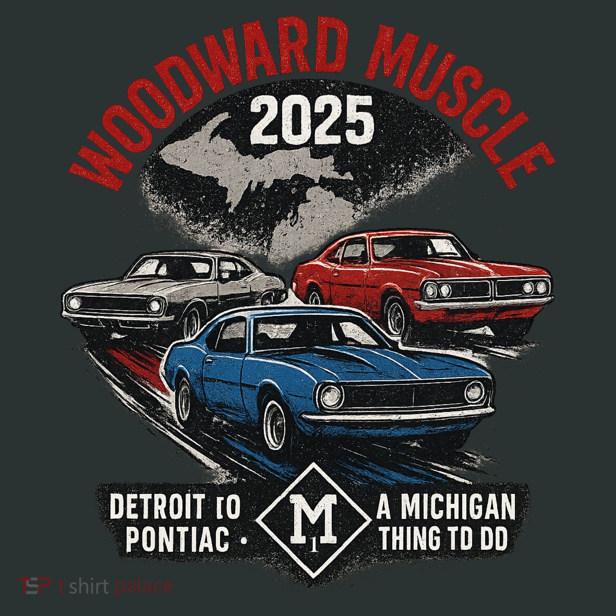 Classic Woodward Muscle 2025 Mousepad