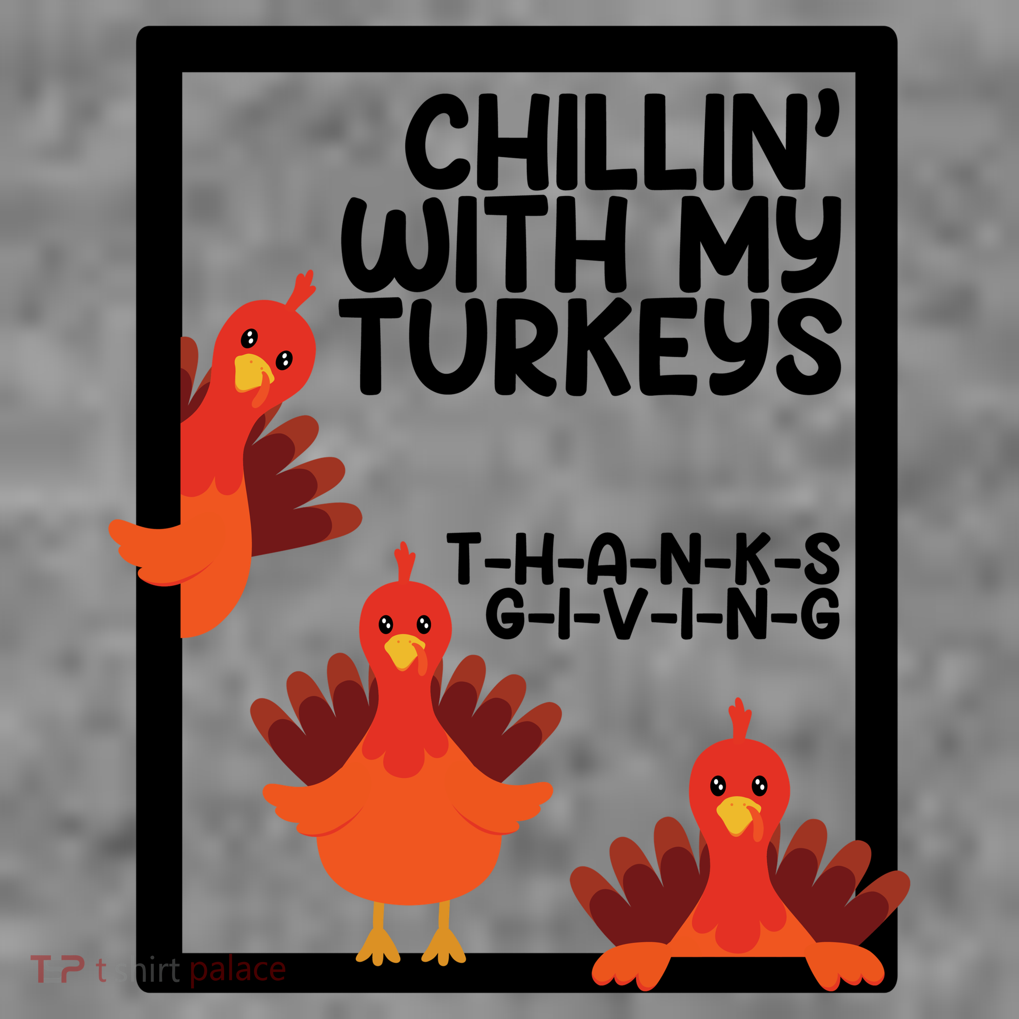 Chillin With My Turkeys Thanksgiving Funny Baby Bodysuit