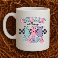 Chillin With My Peeps Easter Bunny Coffee Mug thumb 2