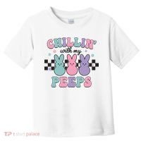 Chillin With My Peeps Easter Bunny Toddler T-Shirt thumb 0