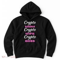Crypto Wife Mom Boss Funny Hoodie thumb 0