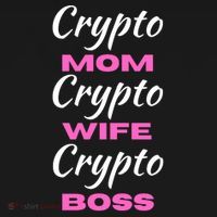 Crypto Wife Mom Boss Funny Apron thumb 3