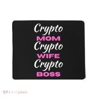 Crypto Wife Mom Boss Funny Mousepad thumb 0