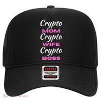 Crypto Wife Mom Boss Funny Hat thumb 0